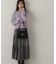 パウダーサテンティアードスカート　24AW