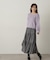 パウダーサテンティアードスカート　24AW