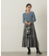 パウダーサテンティアードスカート　24AW