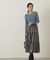 パウダーサテンティアードスカート　24AW