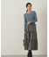 パウダーサテンティアードスカート　24AW
