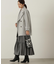 パウダーサテンティアードスカート　24AW