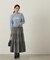 パウダーサテンティアードスカート　24AW
