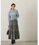 パウダーサテンティアードスカート　24AW