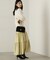 パウダーサテンティアードスカート　24AW