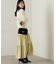 パウダーサテンティアードスカート　24AW