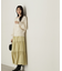 パウダーサテンティアードスカート　24AW