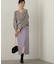 フロントファスナーナロースカート　24AW