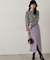 フロントファスナーナロースカート　24AW
