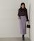 フロントファスナーナロースカート　24AW