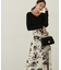 フラワージャガードドッキングワンピース　24AW