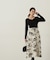 フラワージャガードドッキングワンピース　24AW