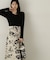 フラワージャガードドッキングワンピース　24AW