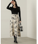 フラワージャガードドッキングワンピース　24AW