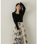 フラワージャガードドッキングワンピース　24AW