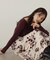 フラワージャガードドッキングワンピース　24AW