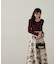 フラワージャガードドッキングワンピース　24AW