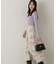 フラワージャガードドッキングワンピース　24AW