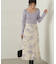 フラワージャガードドッキングワンピース　24AW