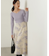 フラワージャガードドッキングワンピース　24AW