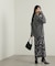 リボン柄ナロースカート　24AW