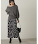 リボン柄ナロースカート　24AW