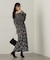 リボン柄ナロースカート　24AW