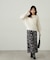 リボン柄ナロースカート　24AW