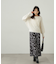 リボン柄ナロースカート　24AW