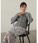リボン柄ナロースカート　24AW