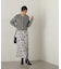 リボン柄ナロースカート　24AW