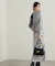 リボン柄ナロースカート　24AW