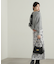 リボン柄ナロースカート　24AW