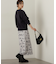 リボン柄ナロースカート　24AW