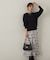 リボン柄ナロースカート　24AW