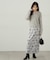 リボン柄ナロースカート　24AW