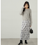 リボン柄ナロースカート　24AW