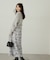 リボン柄ナロースカート　24AW