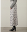 リボン柄ナロースカート　24AW