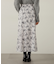 リボン柄ナロースカート　24AW