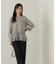 裾チュールニットチュニック　24AW
