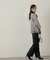 裾チュールニットチュニック　24AW