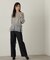 裾チュールニットチュニック　24AW