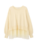 裾チュールニットチュニック　24AW