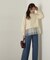 裾チュールニットチュニック　24AW