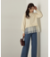 裾チュールニットチュニック　24AW