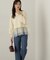 裾チュールニットチュニック　24AW