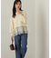 裾チュールニットチュニック　24AW