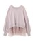 裾チュールニットチュニック　24AW
