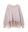 裾チュールニットチュニック　24AW